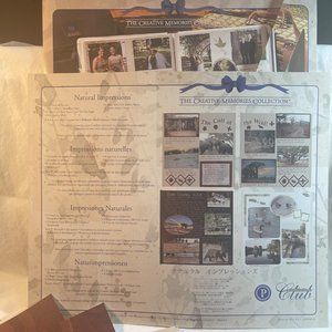 Creative Memories Natural Impressions 10X 12 Scrapbook Kit 2005